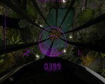 The player races through the rainforests of Belize