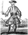 Image 65Engraving of the English pirate Blackbeard from the 1724 book A General History of the Pyrates. The book is the prime source for many famous pirates of the Golden Age. (from Culture of the United Kingdom)