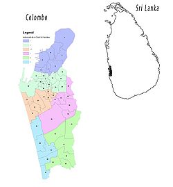 可倫坡行政區劃