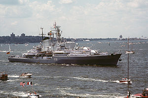 Deutschland (A59) in New York City harbor