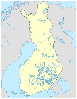 Nationalparkens läge i Finland