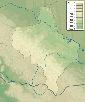 Галицький національний природний парк. Карта розташування: Івано-Франківська область