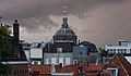 Leiden, Kirche (die Marekerk) von der Burcht (Festung)