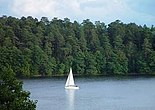 The view of Mikołajskie Lake (Jezioro Mikołajskie)