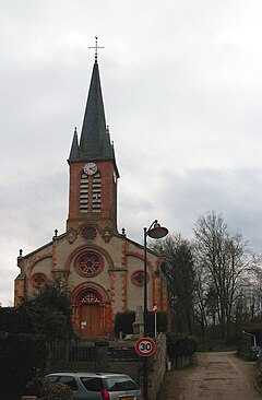 L'église paroissiale Notre Dame du Mont Carmel, avril 2015