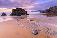 Praia do Abano at Sunset Photograph: Luis Afonso