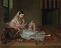 Image 2Muslin is a cotton fabric of plain weave made in a wide range of weights from delicate sheers to coarse sheeting. Early muslin was hand woven of uncommonly delicate handspun yarn, especially in the region around Dhaka, Bengal (now Bangladesh). The picture depicts an 18th-century woman in Dhaka clad in fine Bengali muslin. Photo Credit: Francesco Renaldi