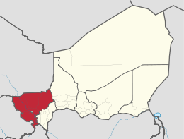 Regione di Tillabéri – Localizzazione