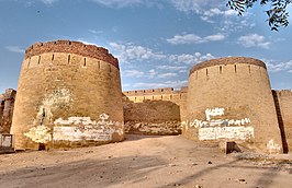 de toegang tot het fort van Umerkot