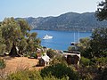 Ancient Lycian Tombs overlooking the coast