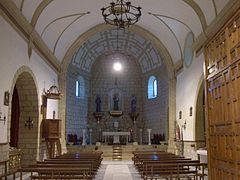 Interior de la capilla