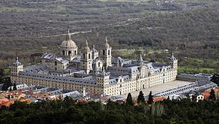 El Escorial, completed in 1584, by Juan Bautista de Toledo and Juan de Herrera[3]