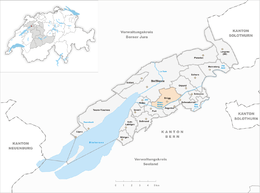 Brügg - Localizazion