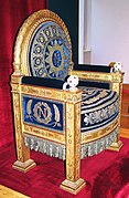 El tronu de Napoleón nes Tullerías.