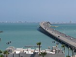 Queen Isabella Causeway route to South Padre Island