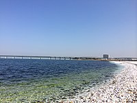 自田尻町海岸遠眺關西國際機場關西國際機場聯絡橋
