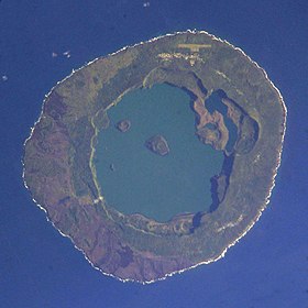 Vue par satellite de l'île