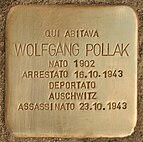 Stolperstein für Wolfgang Pollak