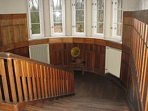 Escalier d'une des tours.