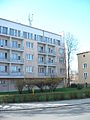 oostgevel van appartementencomplex nr. 7, WuWa 1929, van Adolf Rading (nu sterk verbouwd)