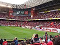 Blick von der Tribüne Brasílio Itiberê ins Stadion