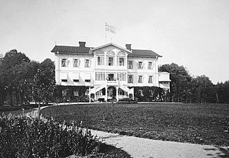 Breviks gård, huvudbyggnad från söder, 1900.