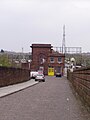 The station entrance.