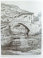 Lucca. Ponte del Diavolo (1929). Medaglia d'oro