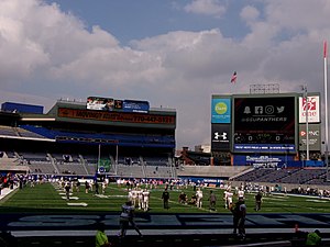 Das Georgia State Stadium vor dem Spiel der Georgia State Panthers gegen die Idaho Vandals am 2. Dezember 2017