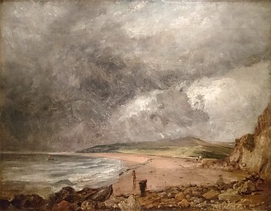 La Baie de Weymouth à l'approche de l'orage, 1818-1819 Musée du Louvre, Paris.