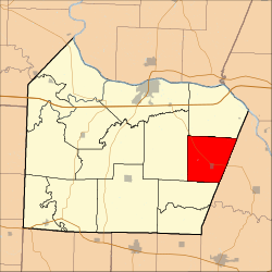 Location in Cooper County