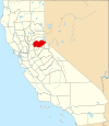 State map highlighting El Dorado County