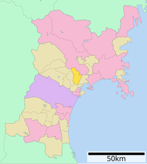 大郷町位置図