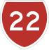 State Highway 22 shield}}