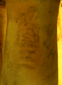 black ink inscription from Tarkhan