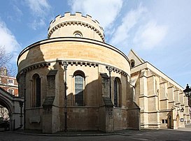 La Iglesia del Temple (Londres) se inspira en la rotonda de la iglesia del Santo Sepulcro, Jerusalén