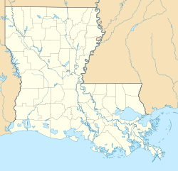Baton Rouge, Louisiana trên bản đồ Louisiana
