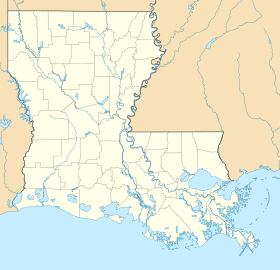 Glenko na mapi Luizijane
