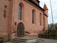 Langhaus der Kirche von SW