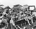 Army nurses leaving Santo Tomas