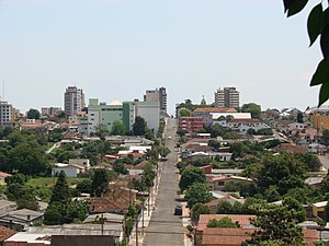 Vista da Rua Coronel Pillar (Monumento de Fátima).