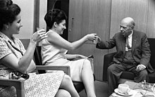 Casals durante una visita a Israel 1969