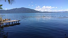 Danau Ranau - Danau Ranau di siang hari