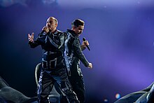 Description de l'image Fahree feat. İlkin Dövlətov, Eurovision 2024 1st semi-final rehearsal 11.jpg.