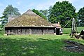 A preserved water powered sawmill, Norfolk, England.