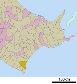 Lokasi Hiroo di Hokkaido (Subprefektur Tokachi)