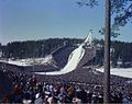 Die Schanze beim Skifestival 1960