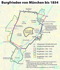 Die Burgfrieden von München