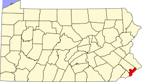 Poziția localității City of Philadelphia