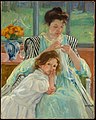 Image 54Young Mother Sewing, Mary Cassatt (from History of painting)